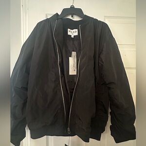 Women’s Black Bomber Jacket